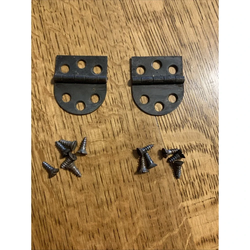 VINTAGE‎ SINGER TREADLE SEWING MACHINE HEAD SUPPORT HINGE SET